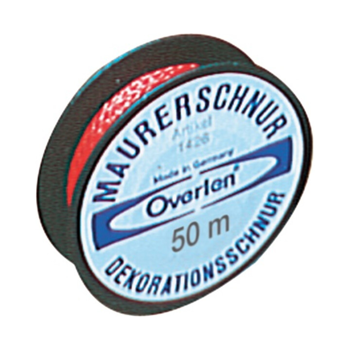 Fliesenlegerschnur 50m 10kg rot OVERMANN