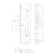 Fliether PT-Einsteckschloss 36 PZ, D35,24kt,DL/DR hell verz-3