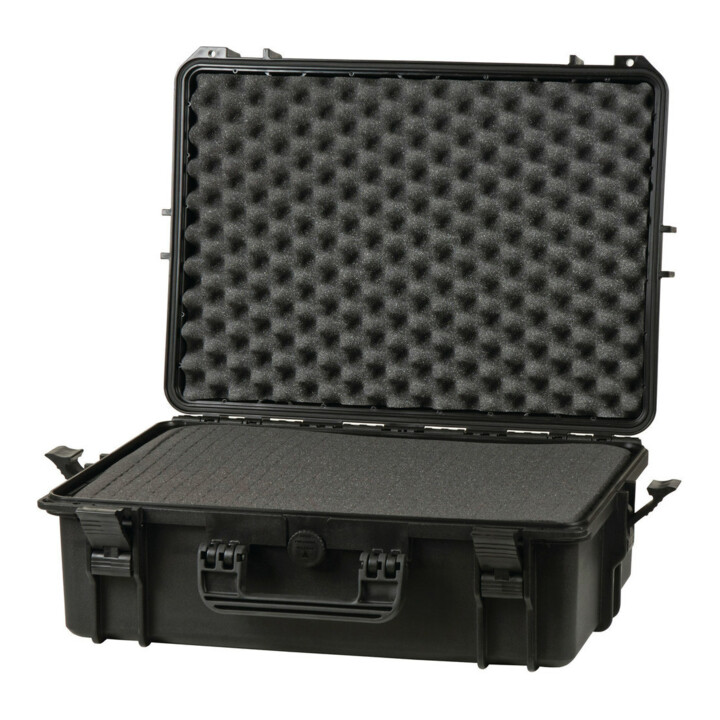 FlightCase 5 B.555xT.428xH.211mm avec insert en mousse IP67