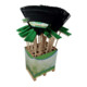 floraworld Balai à feuilles et gazon, balai de jardin et de rue Display FW-3