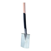 floraworld bêche de jardin 180 mm avec manche 850 mm