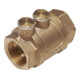 floraworld Clapet anti-retour 1 1/4" FIP laiton avec double ventilation-1