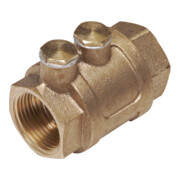 floraworld Clapet anti-retour 1 1/4" FIP laiton avec double ventilation