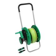 floraworld Ensemble chariot tuyau avec 20m 1/2" avec système de freinage