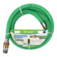 floraworld Ensemble tuyau 4m, robinetterie 1" en laiton, vert-1