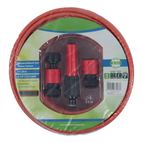 floraworld Ensemble tuyau d'arrosage 20 m avec kit de raccordement