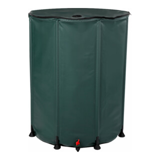 floraworld Faltbare Regentonne 500 L, 80 x 98 cm, grün -