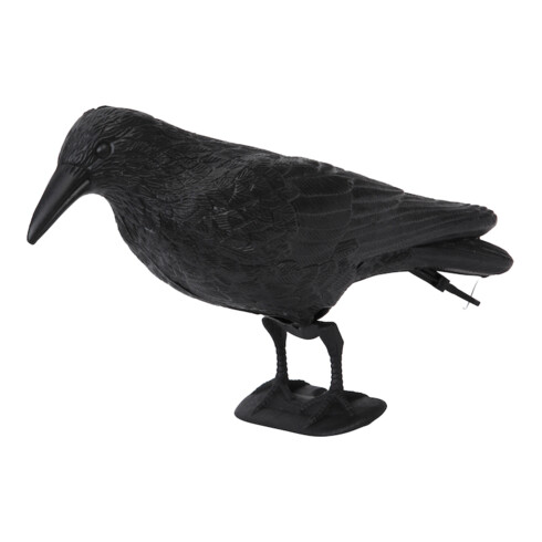 floraworld Figurine d’animal Corbeau plastique, noir 37x15 cm