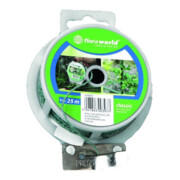 floraworld Fil de palissage/cordeau 25 m avec coupe-fil