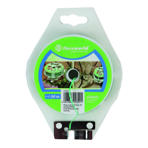 floraworld Fil plat pour ligature 50 m