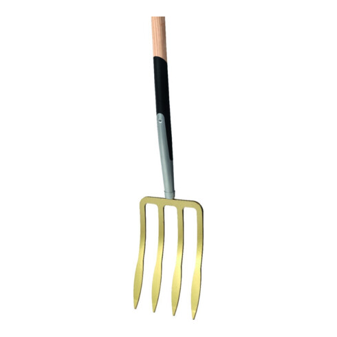 floraworld Fourche à bêcher 190 mm 4 dents avec manche