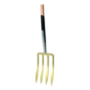 floraworld Fourche à bêcher 190 mm 4 dents avec manche