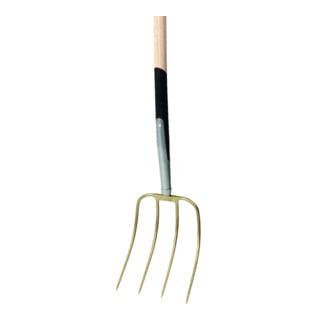 floraworld Fourche à fumier 220 mm 4 dents avec manche