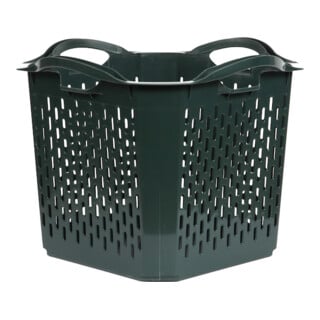 floraworld Gartenkorb STACK 40 Liter grün