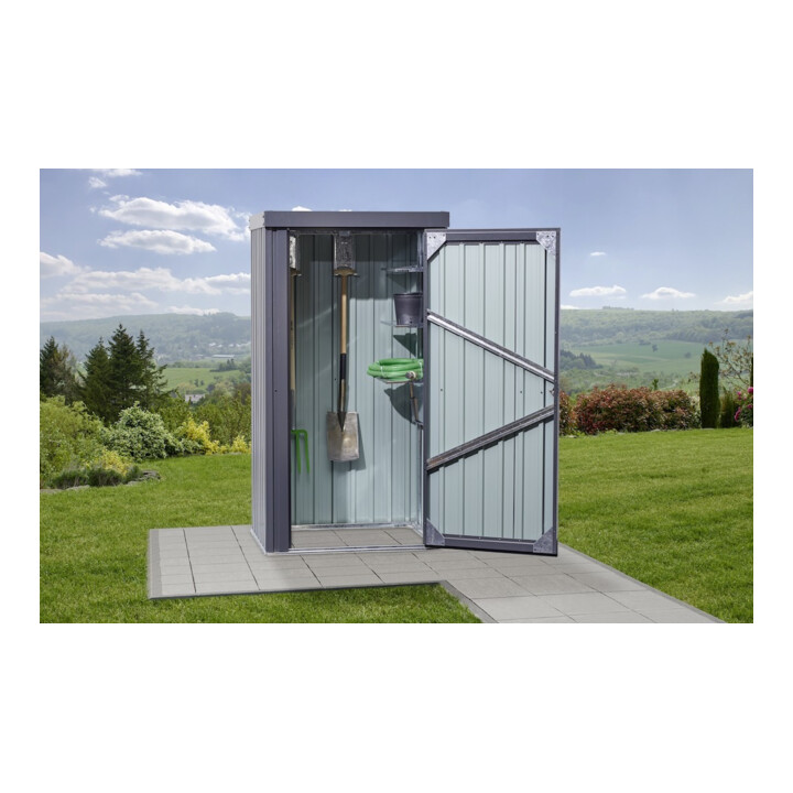 floraworld Geräteschrankmit Flachdac h + Zubehör98 x 81 x 180 cm