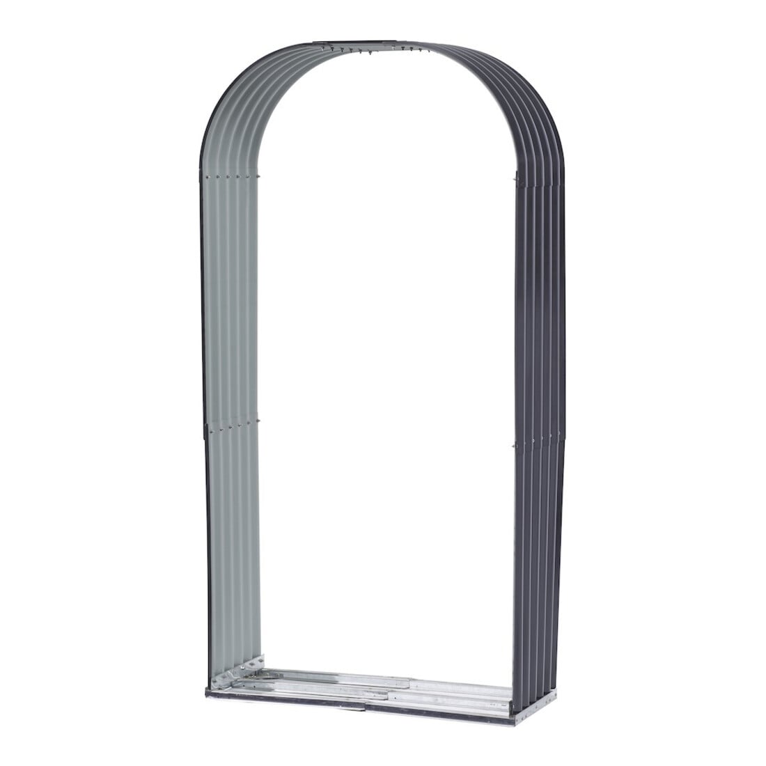 floraworld Holzunterstand Bogenverzi nkt und lackiert103 x 40 x 200 cm