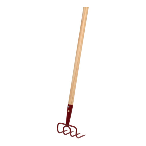 floraworld Houe de jardin 4 dents avec manche