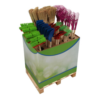 floraworld Jeu d'outils de jardinage pour enfants FW Comfort, 72 pièces