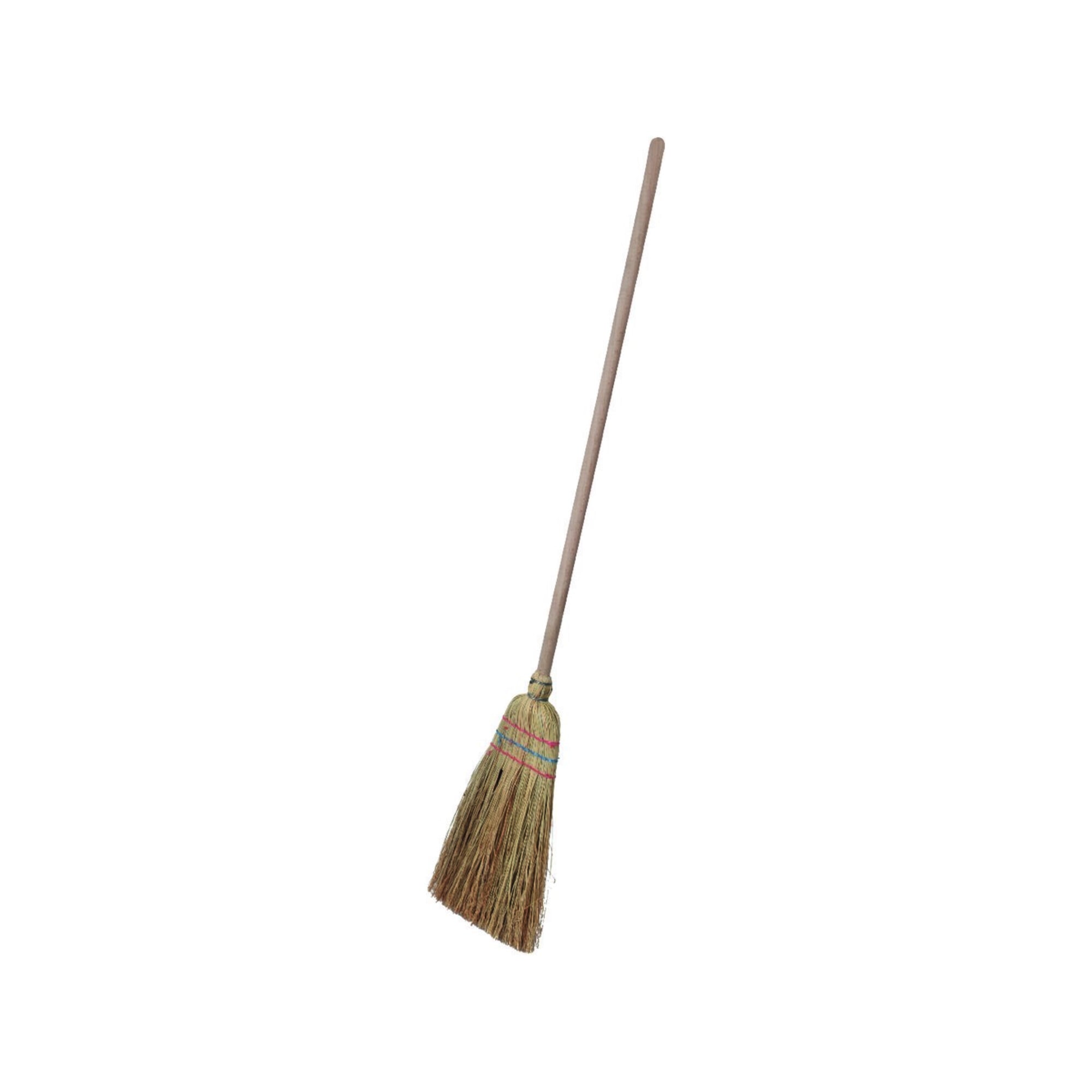 floraworld Kinder-Strohbesen 3-Naht m.Stiel