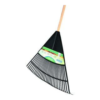 floraworld Laub-/Rasenbesen XL 140cm mit Stiel