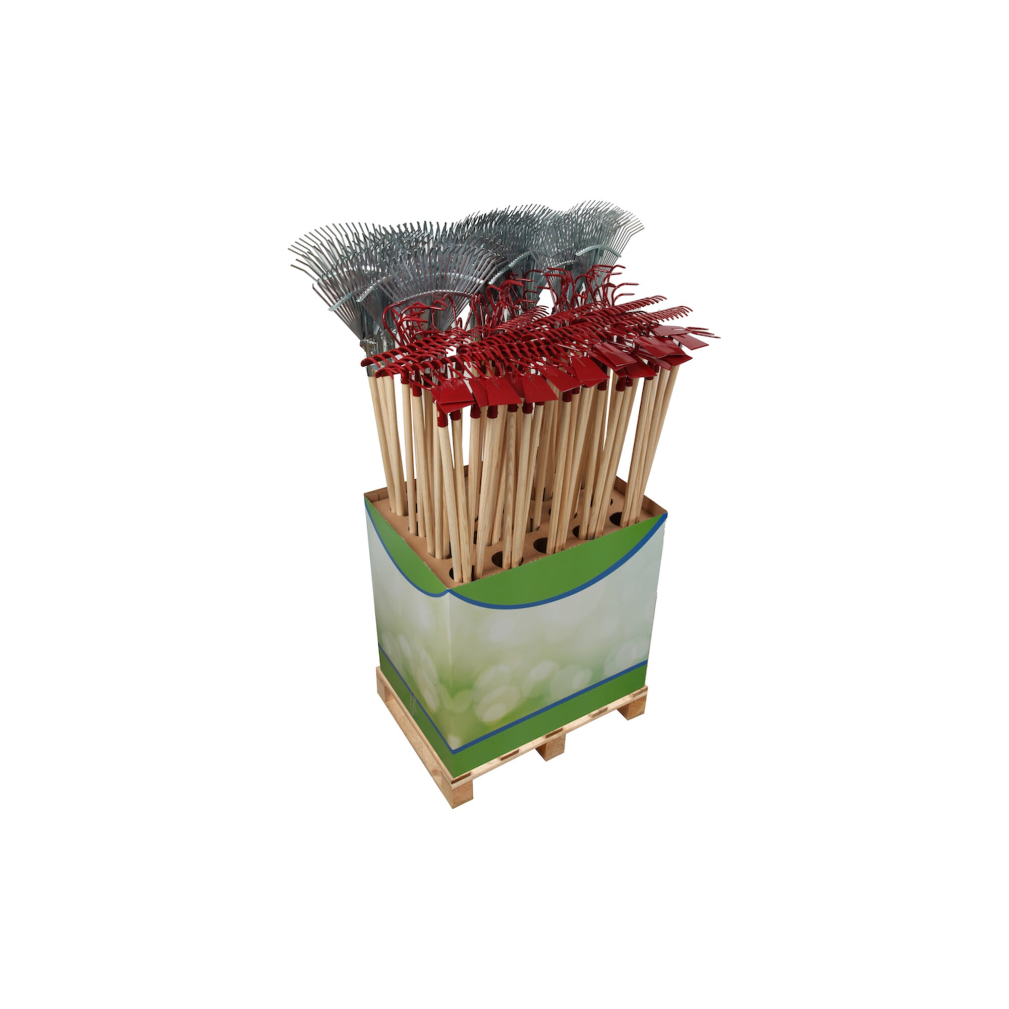 floraworld Laubbesen, Grubber,Rechen u. DoppelhackeDisplay FW