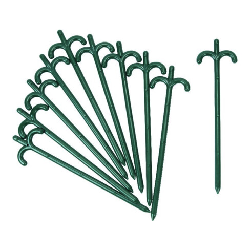 floraworld Lot de 10 piquets de fixation en plastique