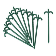 floraworld Lot de 10 piquets de fixation en plastique