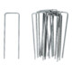 floraworld Lot de 10 supports de fixation pour terre en acier inoxydable-1