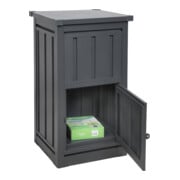 floraworld Paketbox B63 x H55 x T109 cm anthrazit