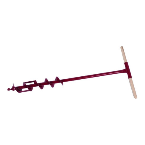 floraworld Perceuse à trou de sol 90 mm / 105 cm avec manche en bois