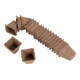 floraworld Pots de semis 6x6 cm 20 pcs Carrés-1