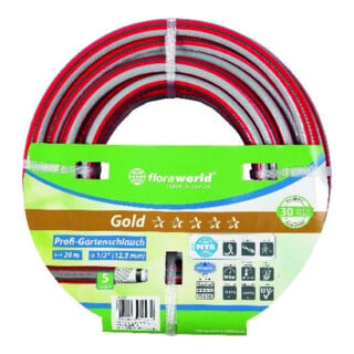 floraworld Profi-Wasserschl. 3/4"10m NTS rot