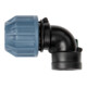 floraworld Raccord coudé en PP fileté femelle 19mm (3/4") pour tube 25mm-1
