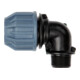 floraworld Raccord coudé PP fileté AG 19mm (3/4") pour tube 25mm-1