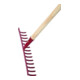 floraworld Râteau de jardin 14 dents avec manche-1