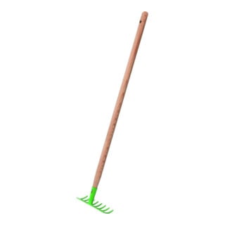 floraworld Râteau enfant avec manche 75 cm 8 dents