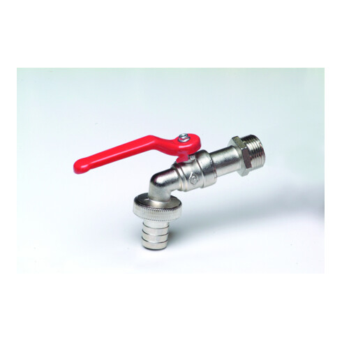 floraworld Robinet à bille de sortie AG D 3/4Z embout 3/4Z avec levier d'arrêt