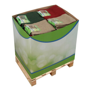 floraworld Sacs de jardin en jute différentes versions présentoir