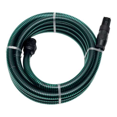 floraworld Schlauchgarnitur 4m,1" PVC-Armatur,grün