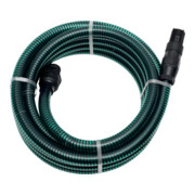 floraworld Schlauchgarnitur 4m,1" PVC-Armatur,grün