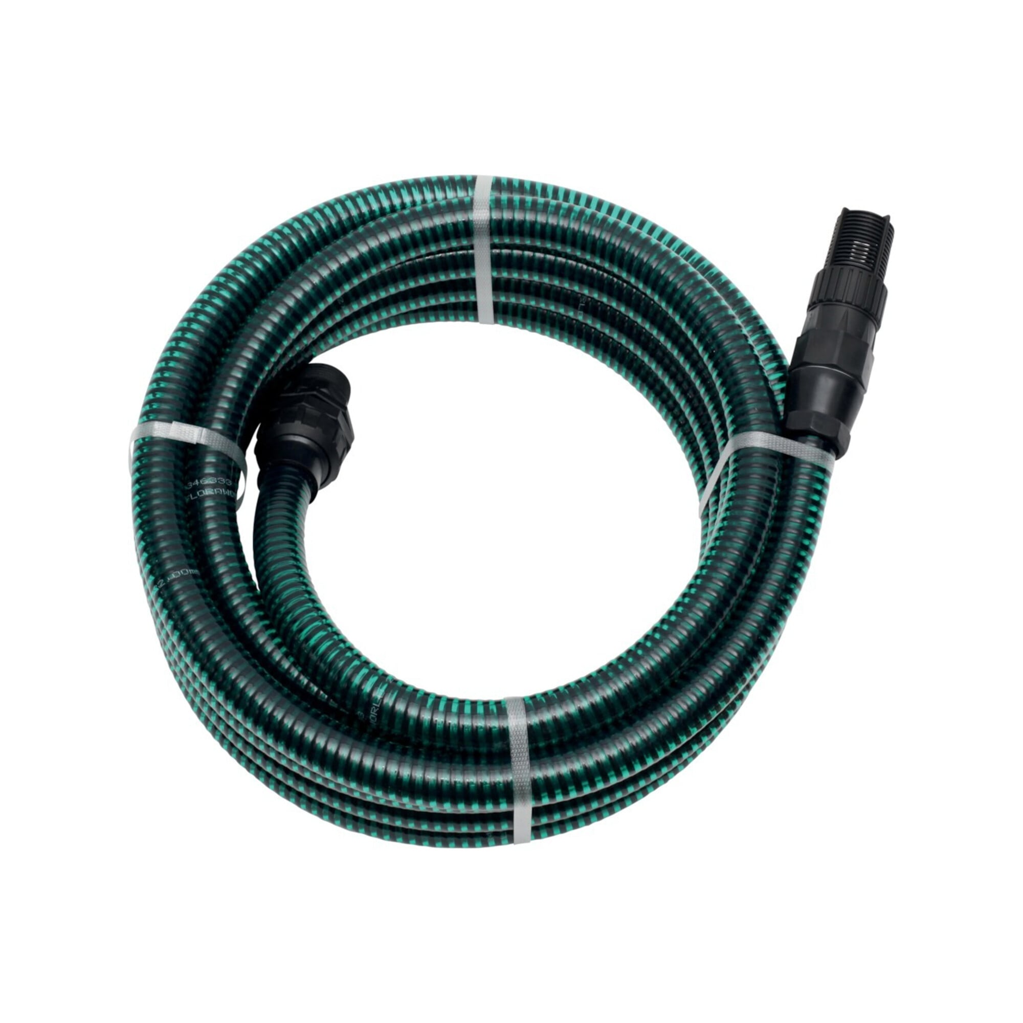 floraworld Schlauchgarnitur 4m,1" PVC-Armatur,grün