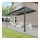 floraworld Terrassenüberdachung Air, 400 x 300 x 200/254 cm, mit 2 Stützpfosten-1