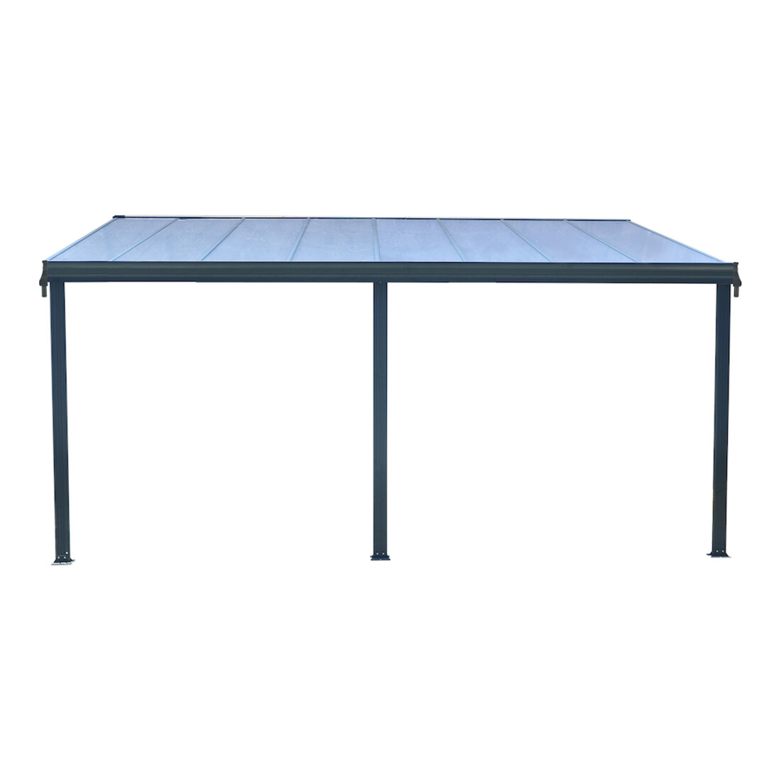 floraworld Terrassenüberdachung IImi t 3 Standfuß496 x 303 x 2 06/258 cmBeschaffungsarti