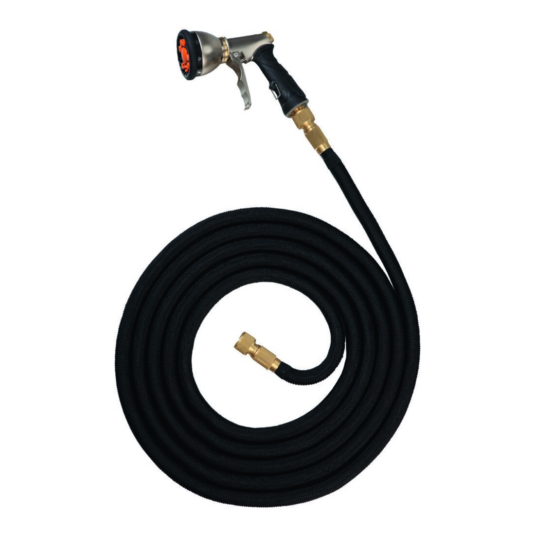 floraworld Tuyau d'arrosage extensible jusqu'à 30 m Comfort avec kit raccords en laiton