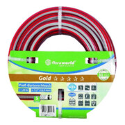 floraworld Tuyau d'arrosage professionnel 3/4" 10m NTS rouge