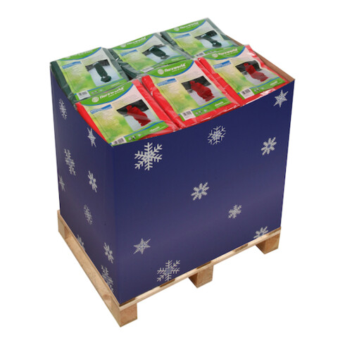 floraworld Vlies d'hiver FW rouge et vert en présentoir