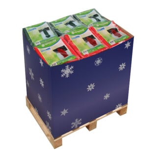 floraworld Wintervlies FWrot und grü nDisplay