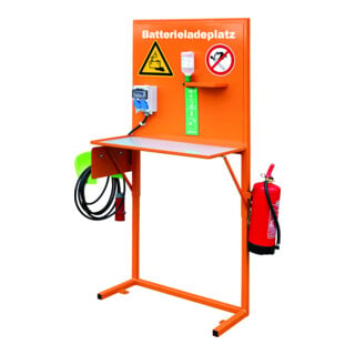 Florian Eichinger Batterie-Ladeplatz gem. GroLa BG und VdS-Infoblatt 2259, 2116.1 reinorange