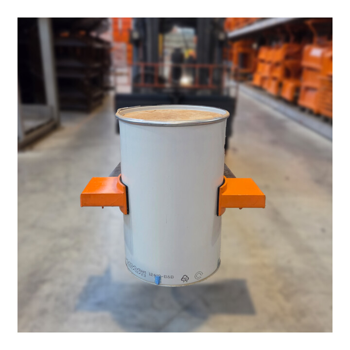 Florian Eichinger Fassgreifer 60 bis 220 Liter reinorange