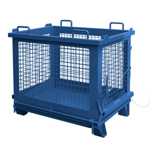 Florian Eichinger Gitterbehälter 500 kg 1000 Liter enzianblau